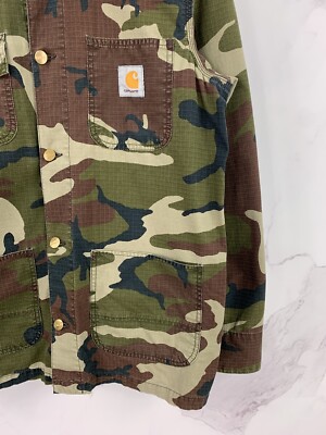 Carhartt Digger Coat Camo Pattern Size S | eBay
