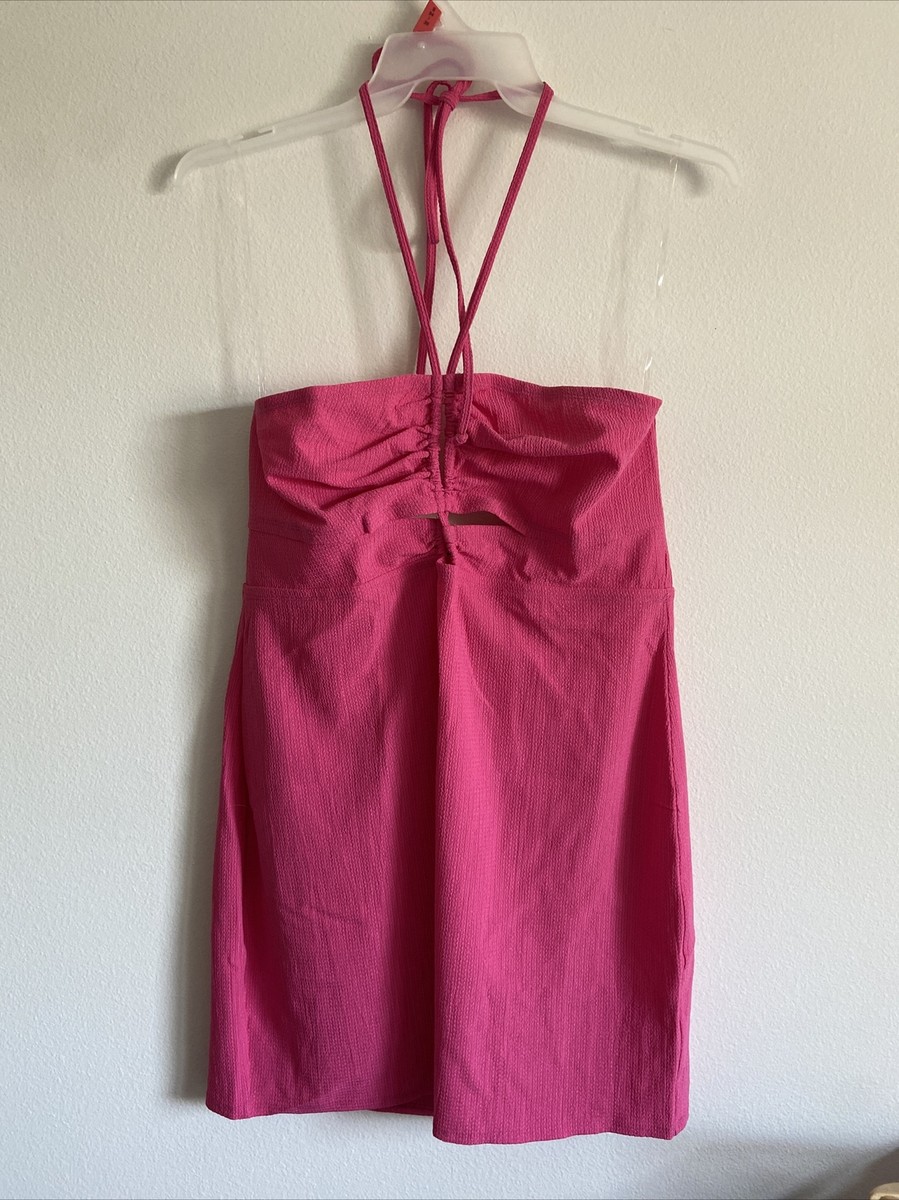 Target Solid Pink Halter Dress Wild Fable Size XXL New | eBay