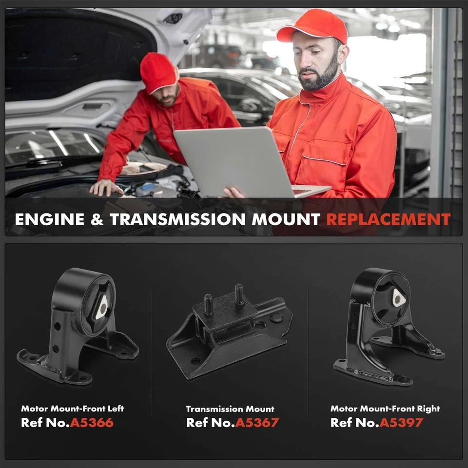 3x Montaje de motor y transmisión para Chevy Colorado Isuzu i-280 GMC Canyon Foto 2 de 4