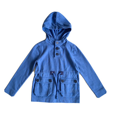 NWT J Crew Blue Crewcuts Boy's  Light Lightening Hoodie Sweatshirt Boys Size 4-5