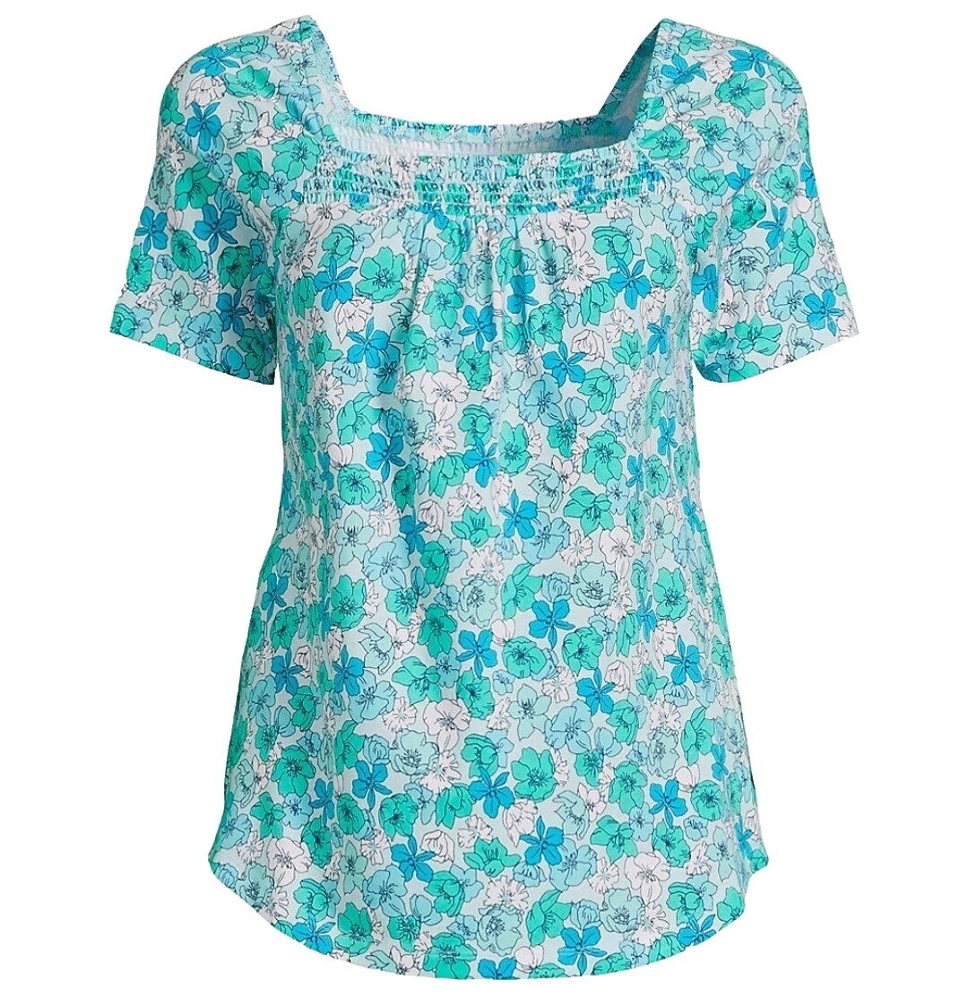 Lands 'End tapas de flores para Mujeres