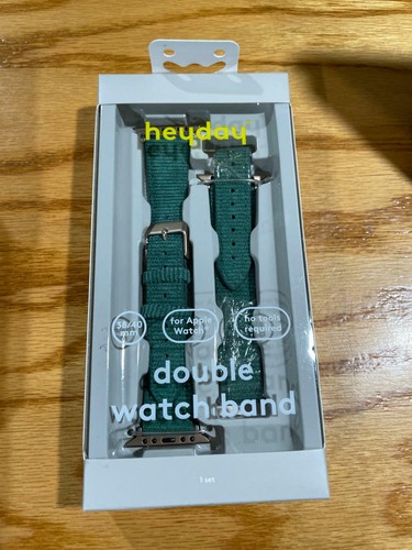 heyday for Apple Double Wrap Corduroy Watch Band 38/40mm - Teal - Picture 2 of 2
