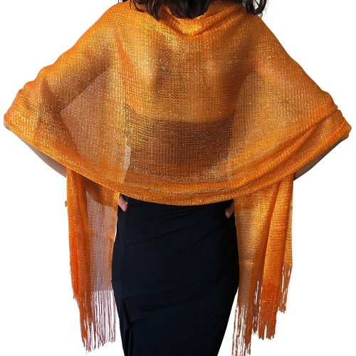 Central Chic Shimmer Sparkly Shawl Stole Scarf Wrap For Weddings Proms Parties - Picture 39 of 61