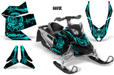 Ski-Doo RevXP Decal Graphic Kit Sled Snowmobile Sticker Wrap 2008-2012 HAVOC MNT