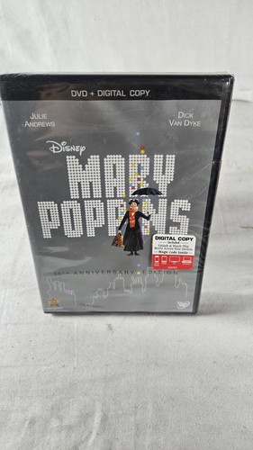 Disney Mary Poppins Edition DVD 1964 50 Anniversary Blu-ray by Julie Andrews - Picture 2 of 6
