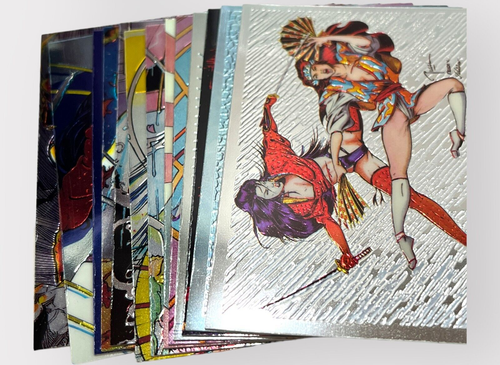 Juego completo de tarjetas de coleccionista Tucci SHI 90 1995 Comic Images estuche de plástico - Imagen 6 de 12