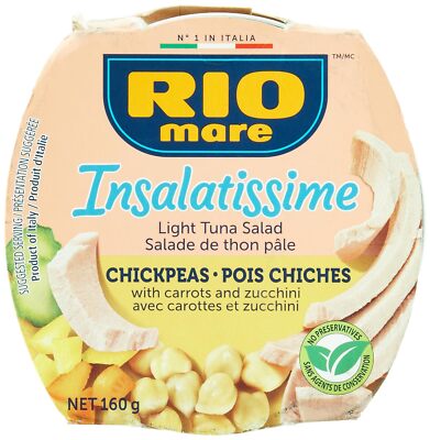 Rio Mare Insalatissime Ceci Thunfischsalat Kichererbsen Zucchini Karotten 160g