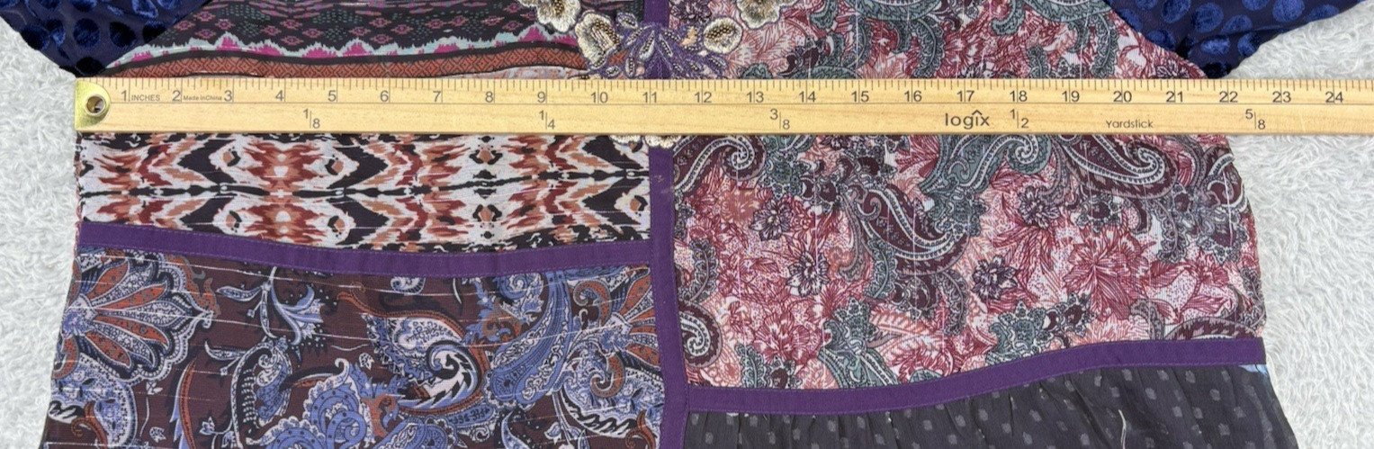 Soft Surroundings Embroidered Patchwork All Toget… - image 8