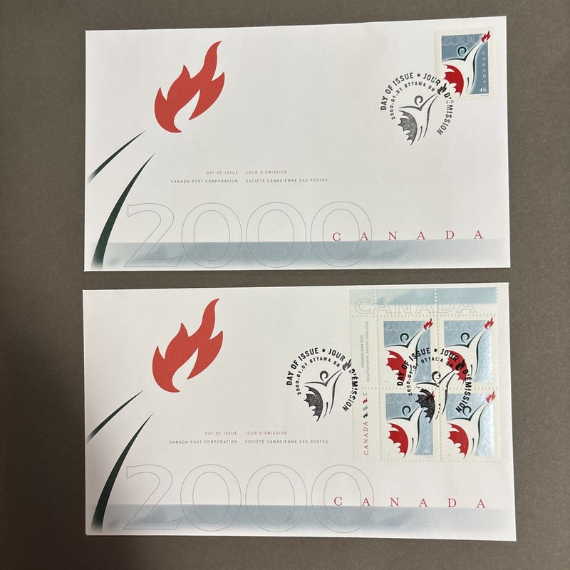 Canada Millennium Partnership Program 2000 46 Cent Stamp Day of Issue FDC DD269