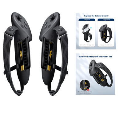 Controllergriffabdeckung Quest 3 Silikon Schutzriemen Velcro
