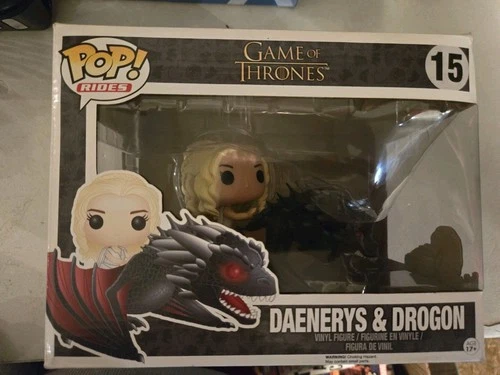 Funko Pop! Rides Vinyl Figure Daenerys & Drogon Game of Thrones #15 Collectible