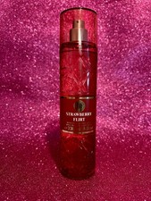 Bath And Body Works STRAWBERRY FLIRT Fragrance Mist 236ml (sprayed twice)