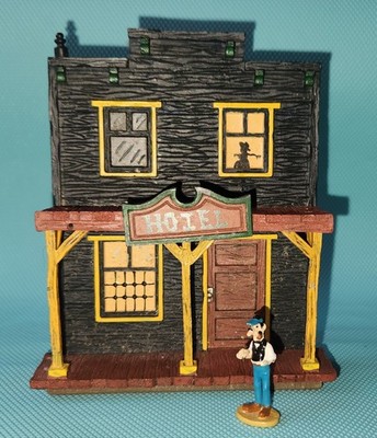 Lucky Luke HOTEL figures set PLASTOY metallic miniatures 2008 MORRIS
