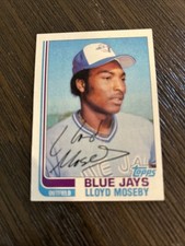 1982 Topps Baseball Card #223 Lloyd Moseby Toronto Blue Jays NmMt Free Shipping!