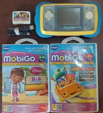 Vtech Mobigo Touch Learning System With 3 Games