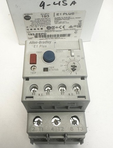 Allen Bradley 193-EEFD Überlastrelais 9-45A, 3-polig, Klasse 10,15,20,30