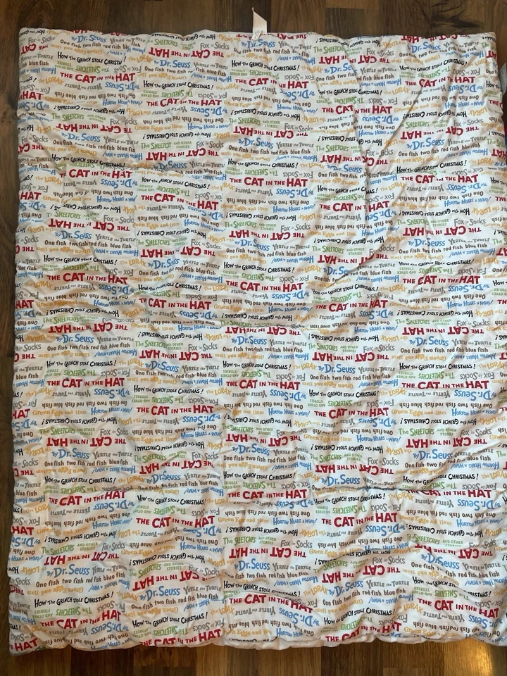 Dr. Seuss Trend Lab Edredón Y Sábana Ajustable Cuna Abc 100% Algodón Foto 3 de 4