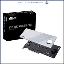 4 Slot NVMe M.2 Expansion Card with PCIe 4.0 for High-Speed Data Transfer