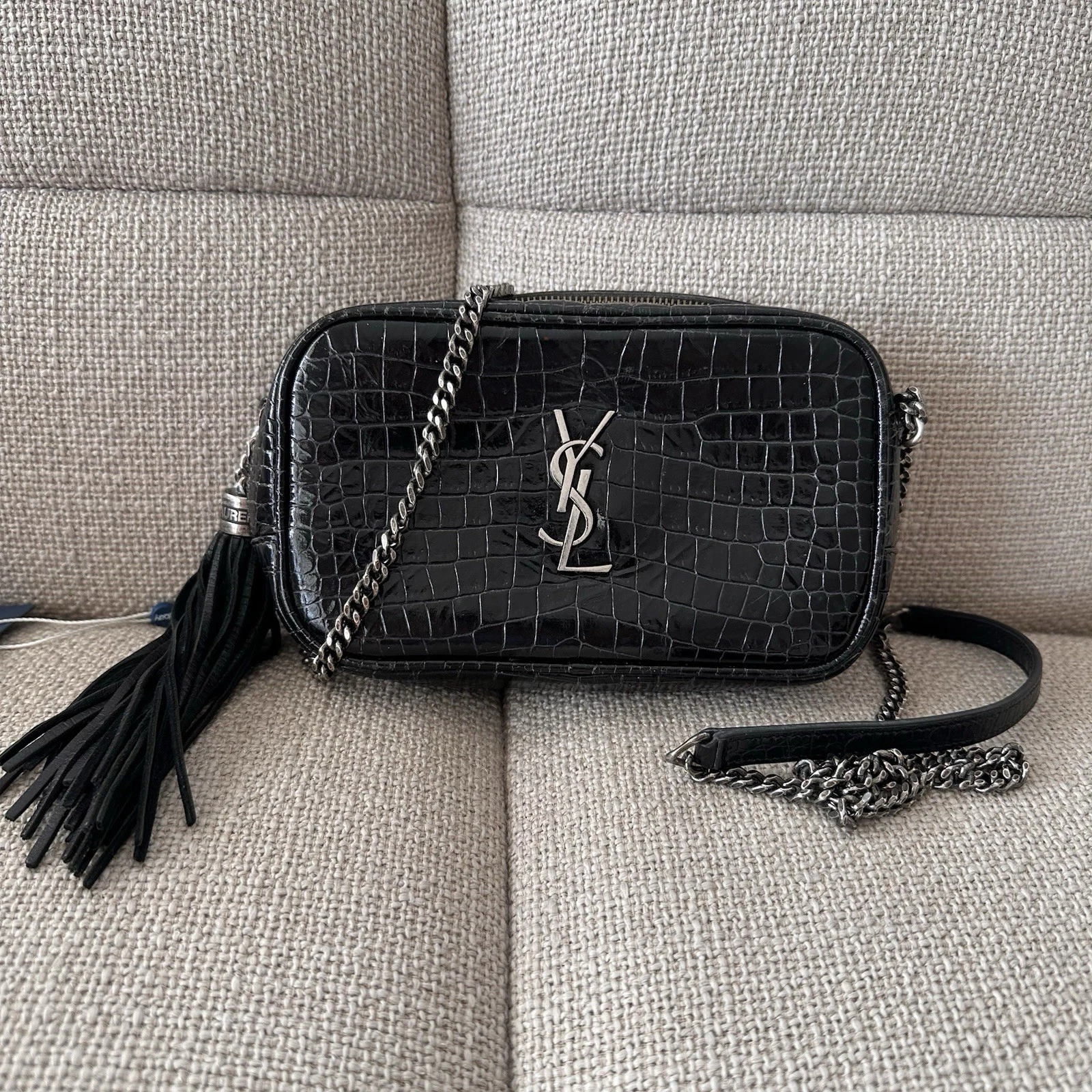 Saint Laurent — SAINT LAURENT YSL Mini Lou Crossbody Bag