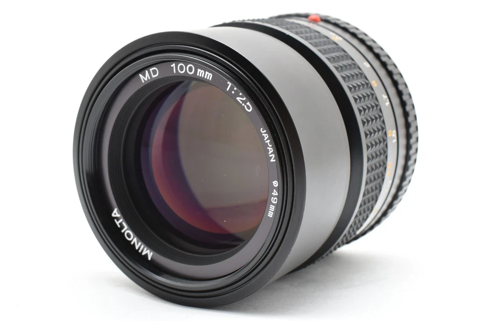 Lente telefoto [quase perfeita] Minolta nova MD NMD 100mm F2.5 MF do Japão - Imagem 3 de 4