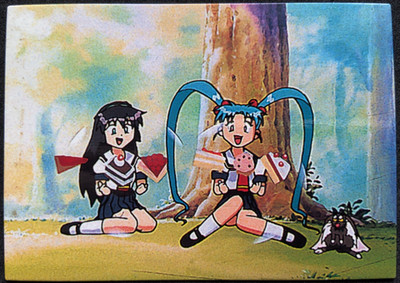 Sasami Kawai Misao Amano Magical Girl Pretty Sammy OP008 Broccoli Card Japanese