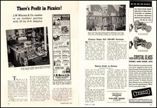 1942 J M Warren Hardware Store Photos Tory New York BBQ Picnics Article Print Ad
