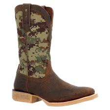 Durango Men's Rebel Pro™ Green Digi Camo & Hickory Brown Western Boot DDB0396