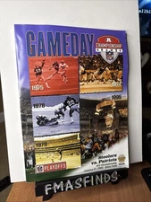 PR5 2002 PATRIOTS vs STEELERS Jan 27 AFC Championship Game Program 3 Rivers