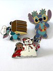 Disney Pins Lot Stitch Birthday Cake Lilo Snowman Pineapple Glasses Flower Lei — photo 1