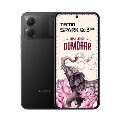 Tecno Spark Go 3 Pro | 128GB | 4GB RAM | Black Global Version Unlocked Dual Sim
