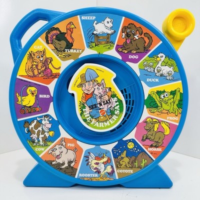 Vintage 1989 Mattel SEE N SAY The Farmer Says Animal Sounds Working Toy ...
