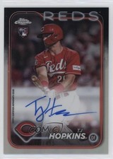 2024 Topps Chrome Rookie Auto Refractor 75/499 TJ Hopkins #RA-TH Auto 1ol2