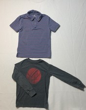 Boys Shirts Lot of 2 Gap Kids Long Sleeve  Class Club Short Sleeve Size 6/7