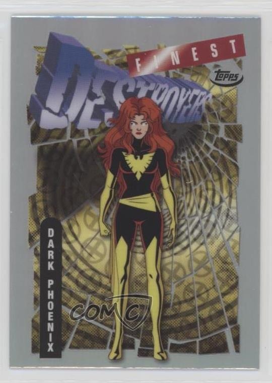 2025 Topps Finest X-Men '97 Rare Gold Refractor Dark Phoenix #87 0jr6