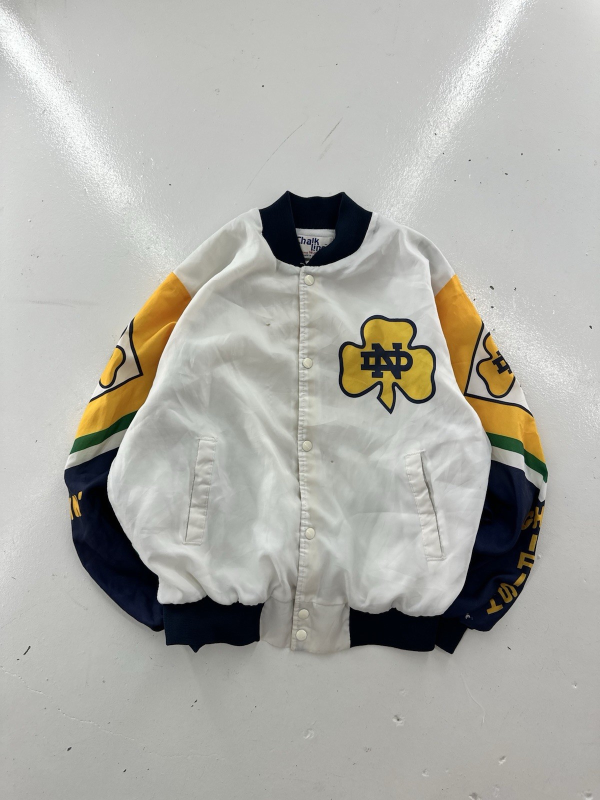 Vintage Notre Dame Fighting Irish Bomber Jacket