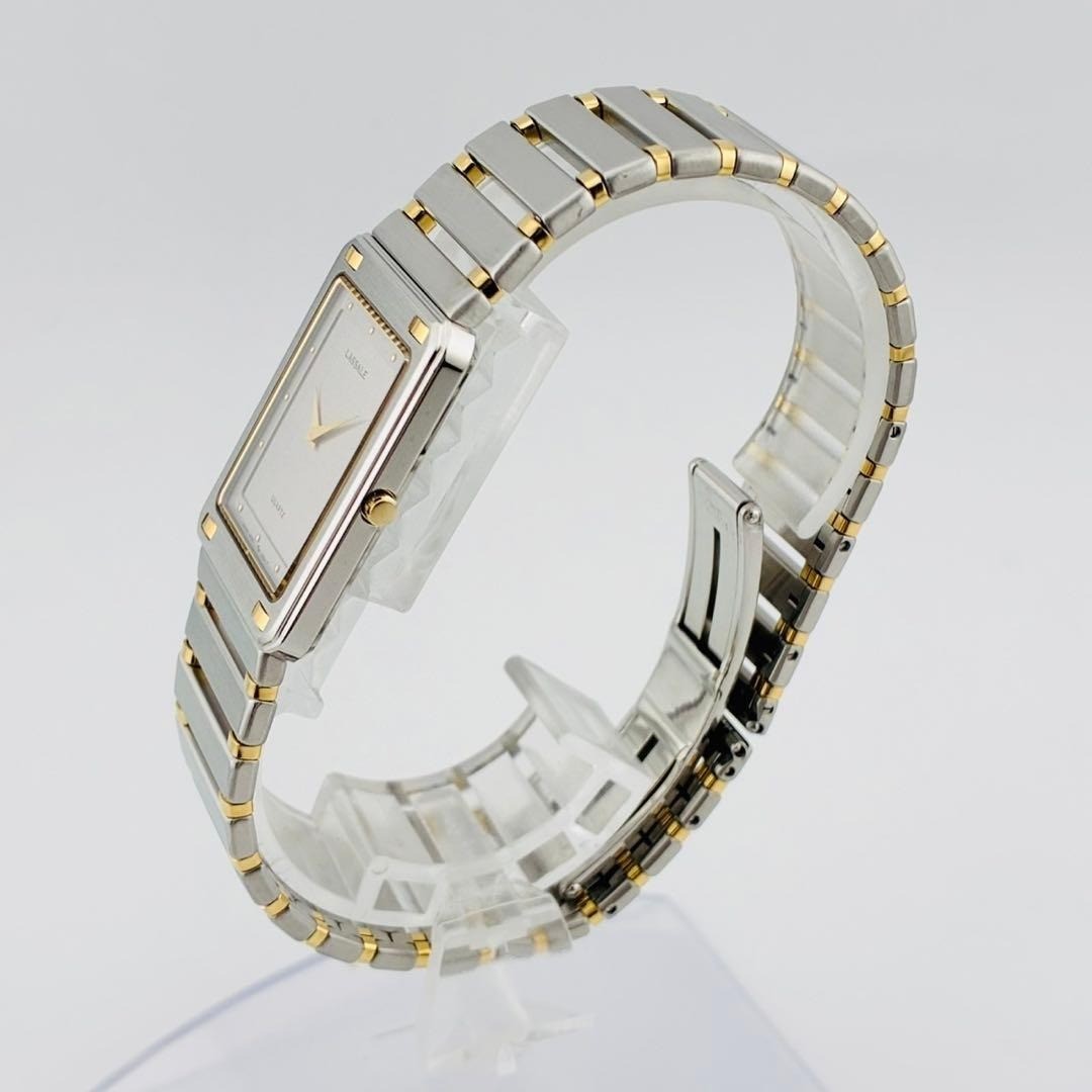 SEIKO LASSALE Rectangular Quartz Watch 2F50-5839 … - image 4