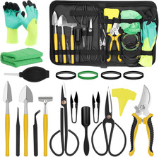 Set Di Attrezzi Da Giardino Kit Bonsai, 25 Pezzi Con Linea Di Bonsai, Giardinagg