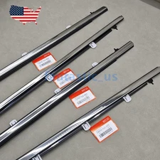 OEM ! Window Weatherstrip Molding Trim Chrome For 09-14 Acura Tsx Sedan OEM