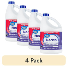 HOT SALE Great Value Concentrated Liquid Bleach 4-Pack, 121 fl oz