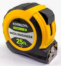 52425IE; 25' x 1.06" Powerblade II" Engineer Tape Measure; Yellow/Black