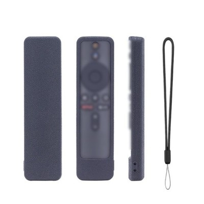 Für Xiaomi Remote Schutzhülle Silikon mit Lanyard - Strukturiertes Griff Desig