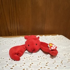 Ty Beanie Babies Pinchers the Lobster Red Plush 1993 Retired Ages 3 