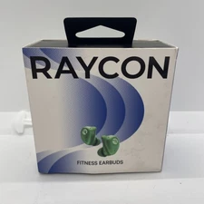 Raycon The Fitness Earbuds Bluetooth True Wireless Green Used