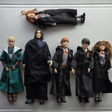 Lot of Harry Potter 10 Inch Dolls Hermione Granger , Severus Snape 12 Inch Doll