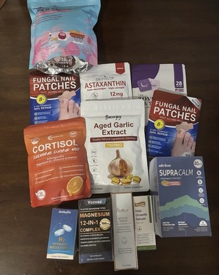 Mixed Loot: Gluvelop, Bacorgoy Supplements Astaxanthin, Garlic and more 