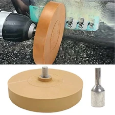 Decal Rubber Eraser Wheel Adhesive Pinstripe Sticker Remover with Drill Adapter