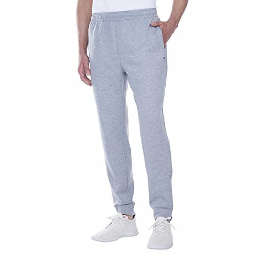 Champion Men's Interlock Tech Terry Jogger Pant with Zippered Pockets, Grey, XL - Picture 1 of 3