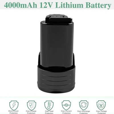4Ah 12V Li-ion Battery for Porter Cable PCL12BLX PCL120CRC PCL120CRCD PCL120ID