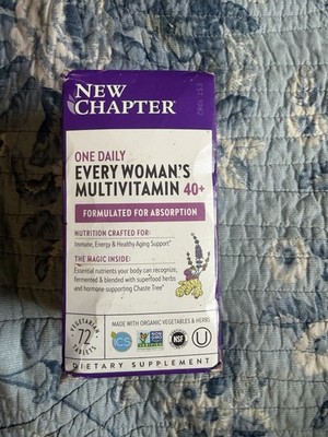New Chapter Every Woman's Multivitamin 40+, One Daily (72 Tabs) Exp 07/26+2027+