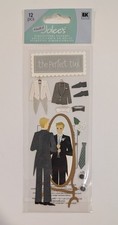 RARE Jolee's The Perfect Tux Groom Wedding Scrapbooking Stickers